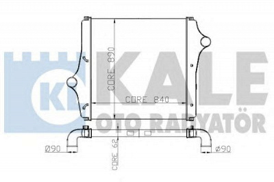 KALE OTO RADYATOR 266800 -  Интеркулер
